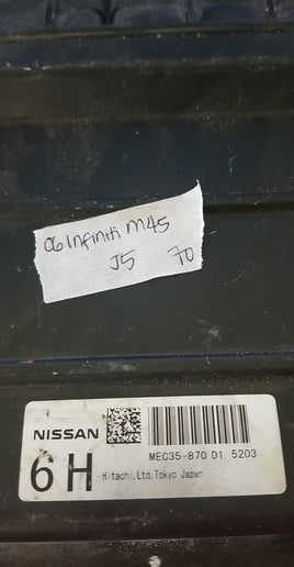MEC35-870 Infiniti M45 2006 ecm ecu computer