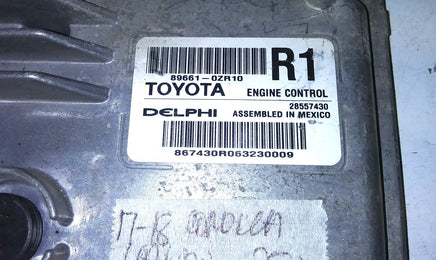 89661-0ZR10 ecm ecu computer 2017-2018 Toyota Corolla