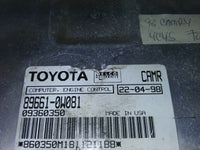 1998 Toyota Camry ecm computer 89661-0W081