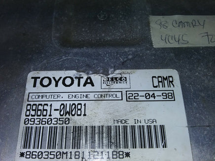 1998 Toyota Camry ecm computer 89661-0W081