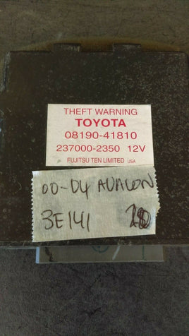 08190-41810 Toyota Avalon 2000-2004 theft warning module