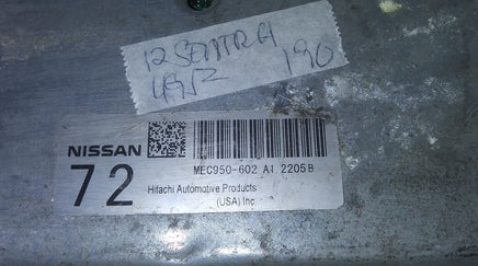 MEC950-602 ecm ecu computer 2012 Nissan Sentra