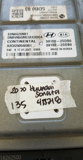 2020-2021 Hyundai Sonata ecm ecu computer 39100-2SDB0