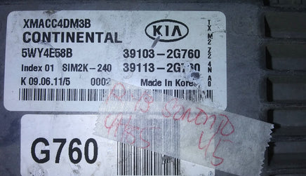 39103-2G760 ecm ecu computer 2012-2013 Kia Sorento
