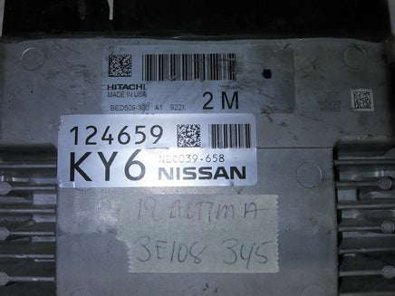 2019 Nissan Altima ecm ecu computer NEC039-658