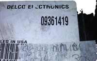 09361419 BCM Body Control Module 1998-1999 Chevrolet Malibu