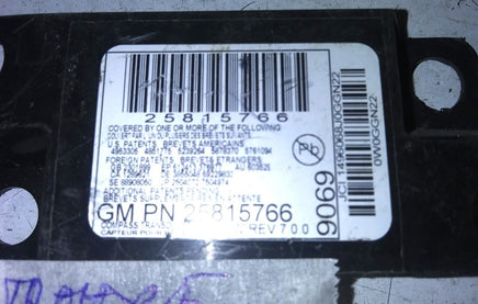 25815766 Electronic compass module 2009 Chevrolet Traverse - Swan Auto