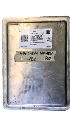 12671004 ECM ECU computer 2013-2016 Chevrolet Malibu TESTED GOOD