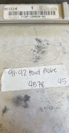 F12F-12A650-BC ecm  ecu computer 1991-1992 Ford Probe
