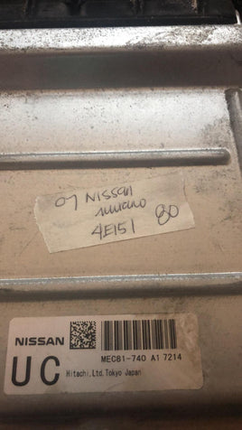 MEC81-740 Nissan Murano 2007 ecm ecu computer