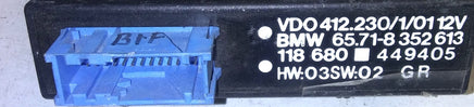 65.71-8 352 613 Cruise control module 2001-2002 BMW 525 525i