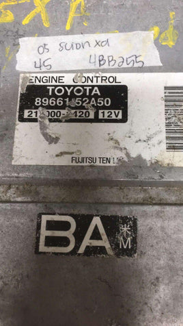 89661-52A50 ecu ecm computer 2005 Scion xA - Swan Auto