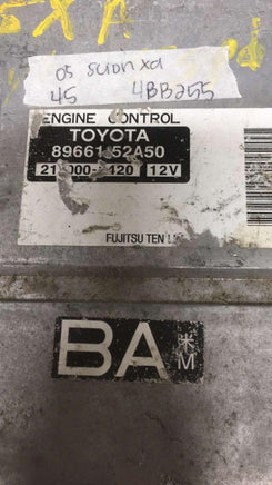 89661-52A50 ecu ecm computer 2005 Scion xA - Swan Auto