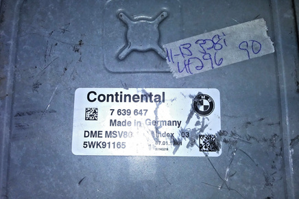 7 639 647 ecm ecu computer 2011-2013 BMW 328 328i