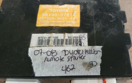 2007-2008 Toyota Remote Starter Control Module 08190-07811