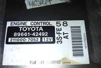 89661-42492 ecu ecm computer 2000 Toyota Rav4 Rav-4