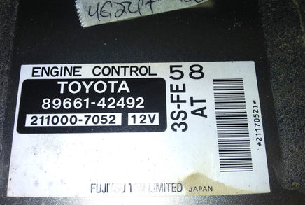 89661-42492 ecu ecm computer 2000 Toyota Rav4 Rav-4