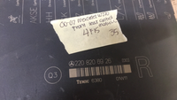 220 820 69 26 Mercedes W220 Front seat control module 2000-2007
