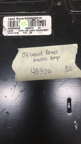 086496059 Land Rover Discovery audio amplifier control module 2003 **TESTED**