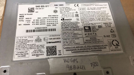5H0 035 877 VW Atlas GPS control module