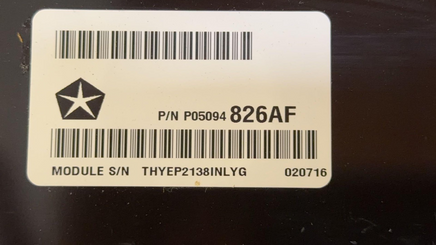 RL094826AF Chrysler Pacifica 2007 ECM ecu computer **REMAN**