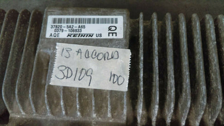 2013 Honda Accord ecm ecu computer 37820-5A2-A65