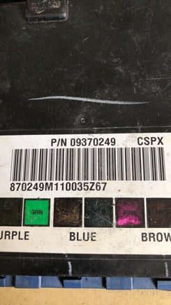 09370249 Tahoe or Yukon 2000-2002 BCM body control module