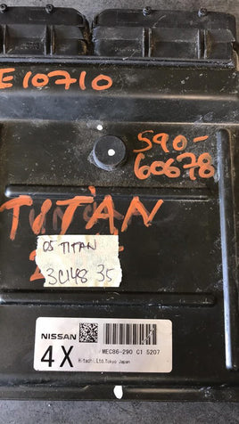 MEC86-290 Nissan Titan 2005 ecm ecu computer