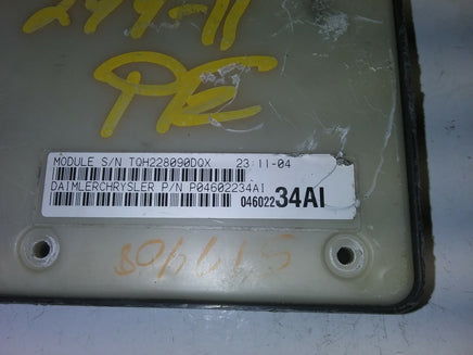 P04602234AI bcm body control module 2002 Chrysler Sebring