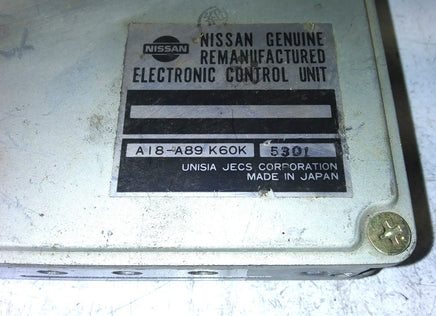 1992-1994 Infiniti J30 ecm ecu computer A18-A89 K60K