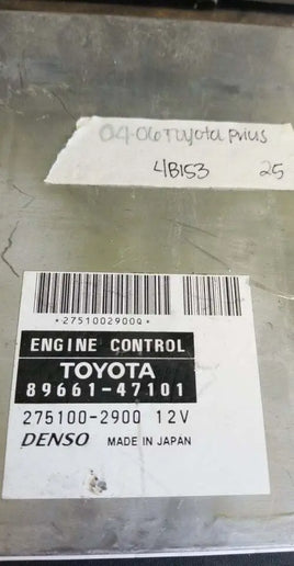 89661-47101 Toyota Prius 2004-2006 ecu ecm computer