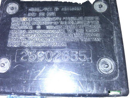 25602655 bcm body control module 1991-1995 Buick Park Ave