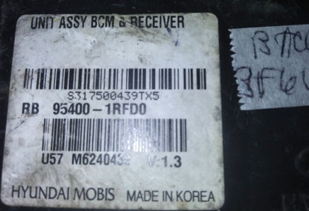 95400-1RFD0 bcm body control module 2013 Hyundai Accent