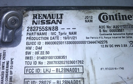 282755SN8B gps navigation control module 2021-2022 Nissan Sentra