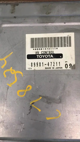 89981-47211 HV control module 2006-2009 Toyota Prius hybrid