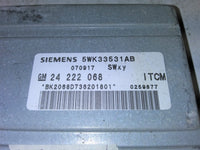 2000-2001 Saturn L Series TCM transmission computer 24 222 068