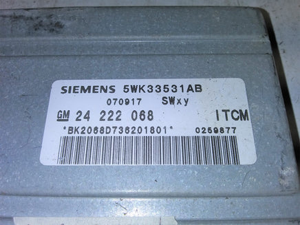 2000-2001 Saturn L Series TCM transmission computer 24 222 068