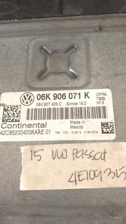 06K 906 071 K ECM ECU computer 2015 VW Passat