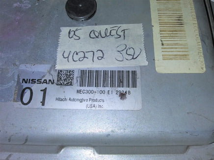 2005 Nissan Quest ecu ecm computer MEC300-100