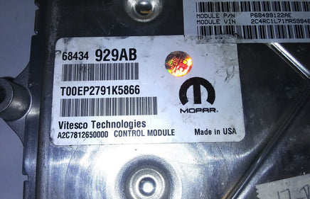 68434929AB ecm ecu computer 2017-2020 Chrysler Pacifica **tested**
