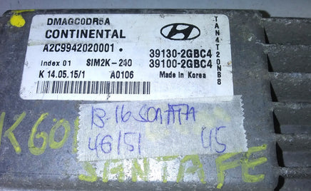 39130-2GBC4 ecm ecu computer 2013-2016 Hyundai Santa Fe