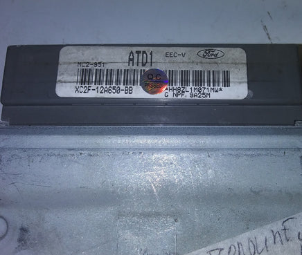 XC2F-12A650-BB ecm ecu computer 1999 Ford Econoline van **TESTED**