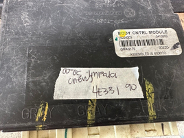15224203 Chevy Impala 2000-2005 body control module computer