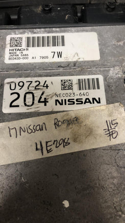 NEC023-640 Nissan Rogue 2017 ecm ecu computer