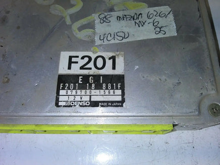 F201 18 881F ecm ecu computer 1988 Mazda 626 MX-6