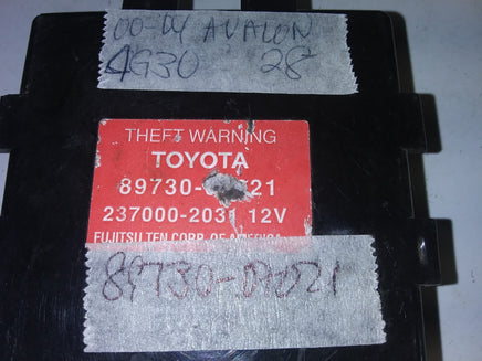 89730-07021 theft locking module 2000-2004 Toyota Avalon