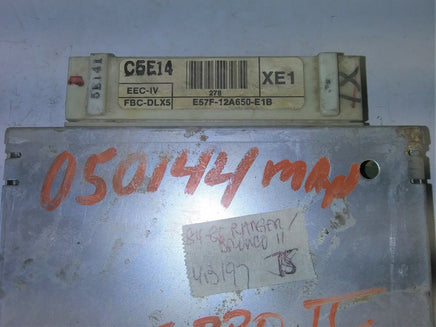 1984-1985 Ford Ranger or Bronco 2 ecm ecu computer E57F-12A650-E1B