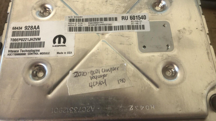 Chrysler Pacifica 2021-2022  ecm ecu computer 68434928AA