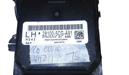 28100-5CG-A91 tcm transmission computer 2019-2020 Honda Civic
