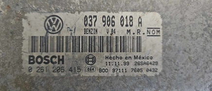037 906 018 A ecm ecu computer 2000 Volkswagen Cabrio
